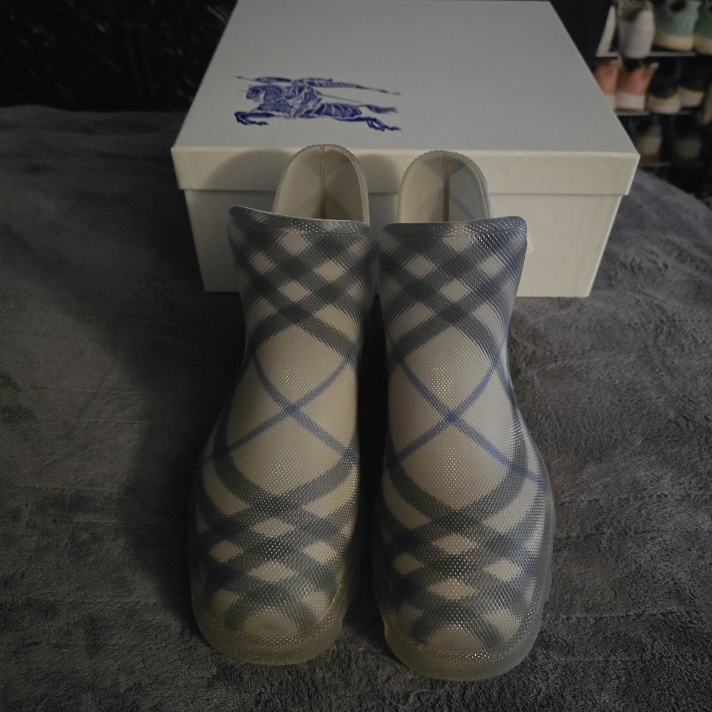 Burberry Lichen Plaid Ankle Boots